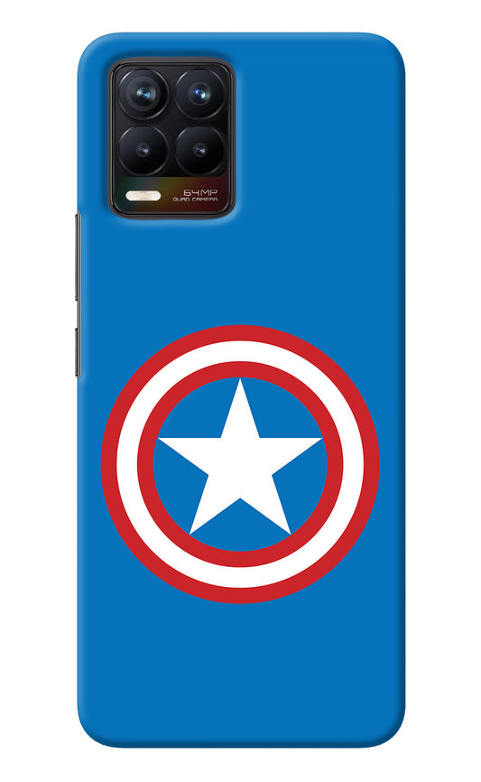 Captain America Logo Realme 8/8 Pro (not 5G) Back Cover