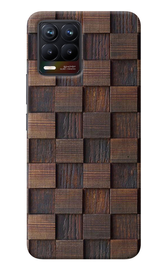 Wooden Cube Design Realme 8/8 Pro (not 5G) Back Cover