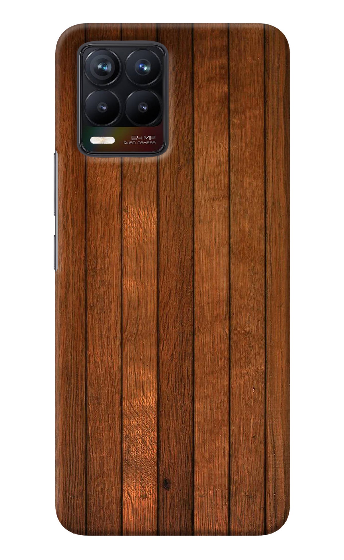 Wooden Artwork Bands Realme 8/8 Pro (not 5G) Back Cover