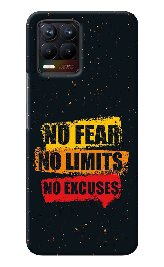 No Fear No Limits No Excuse Realme 8/8 Pro (not 5G) Back Cover