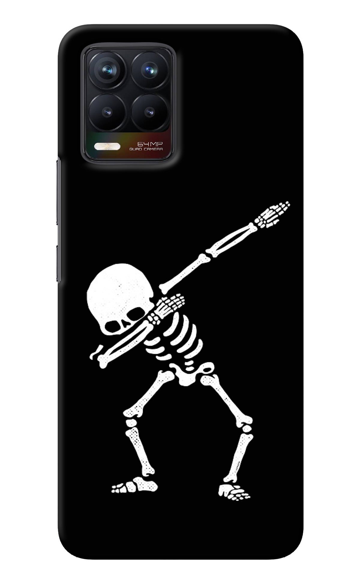 Dabbing Skeleton Art Realme 8/8 Pro (not 5G) Back Cover