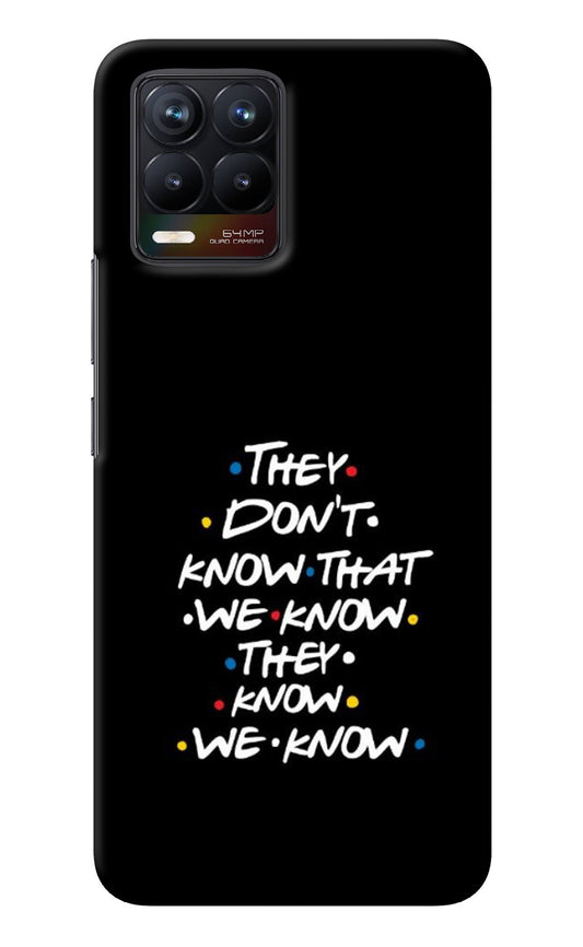 FRIENDS Dialogue Realme 8/8 Pro (not 5G) Back Cover