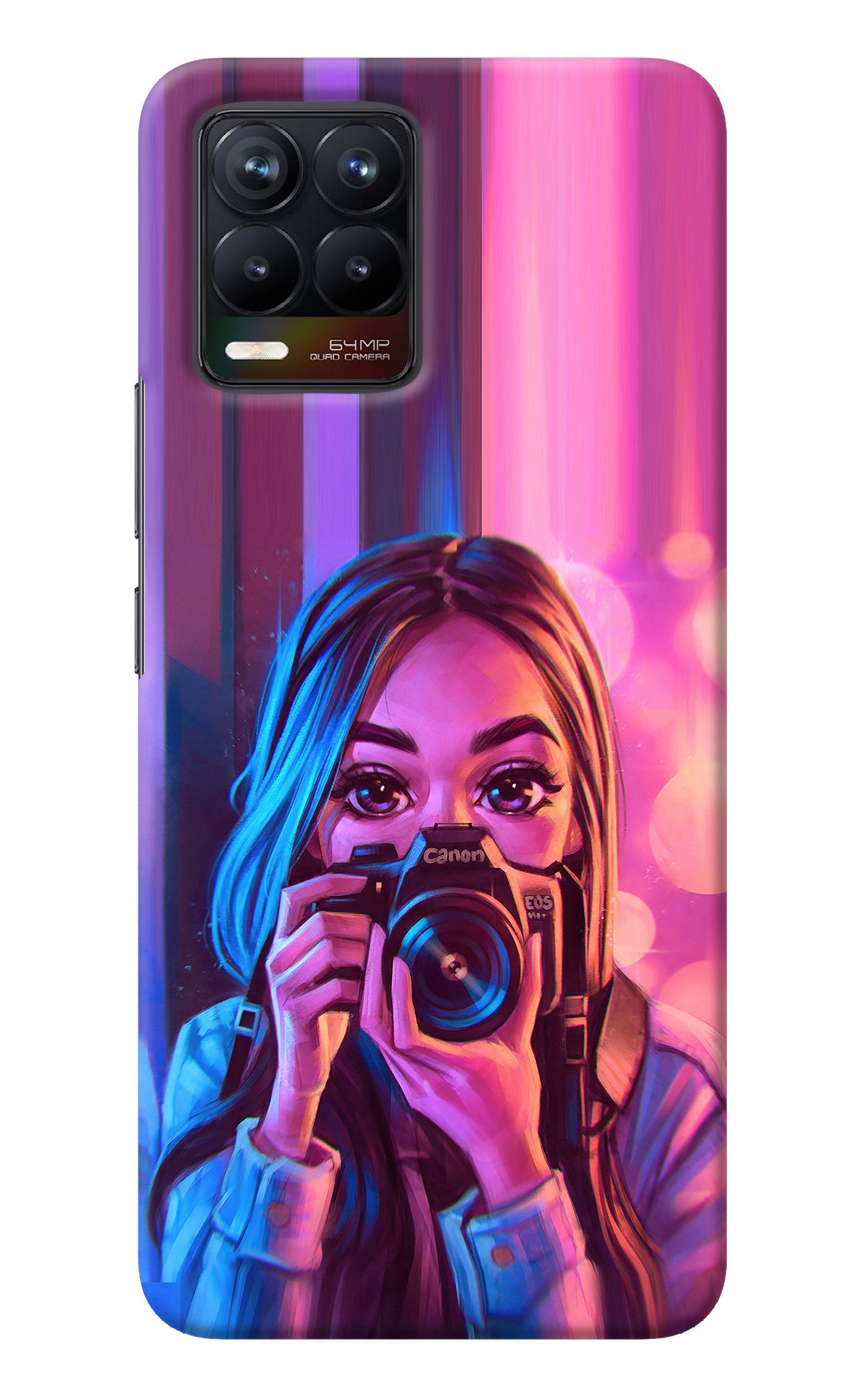 Girl Photographer Realme 8/8 Pro (not 5G) Back Cover