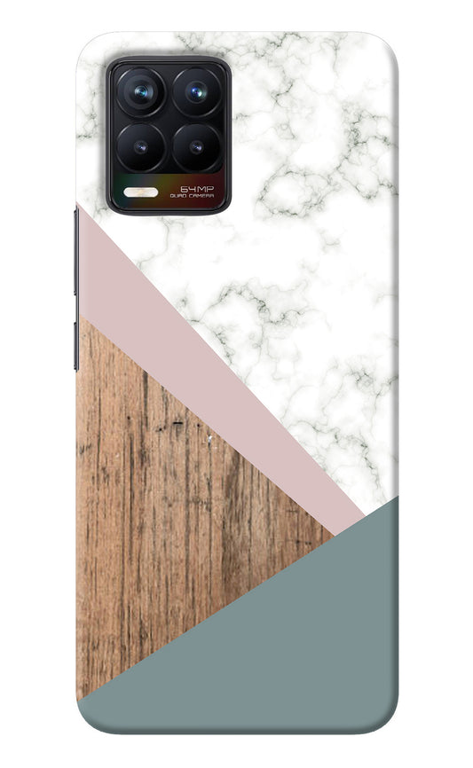 Marble wood Abstract Realme 8/8 Pro (not 5G) Back Cover