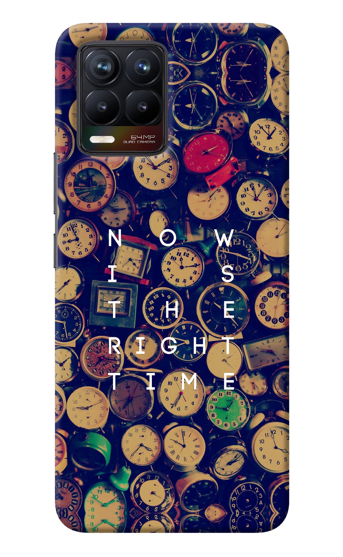 Now is the Right Time Quote Realme 8/8 Pro (not 5G) Back Cover