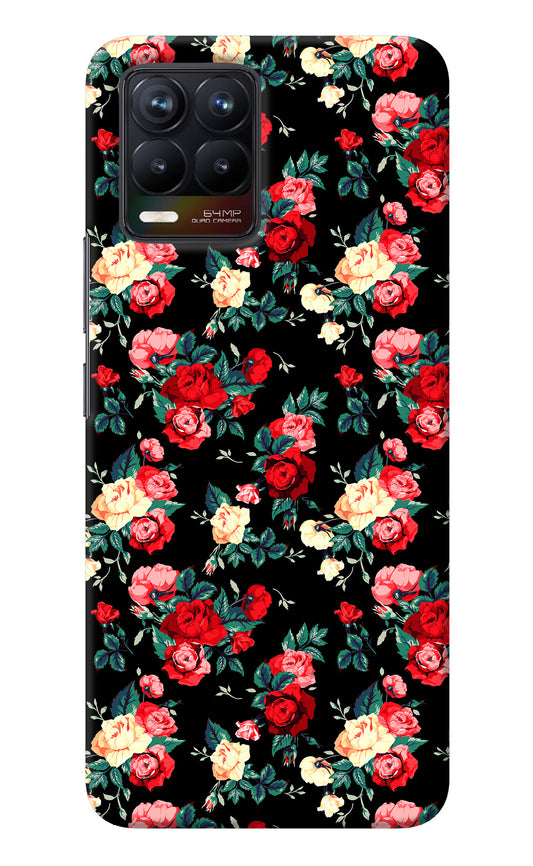 Rose Pattern Realme 8/8 Pro (not 5G) Back Cover