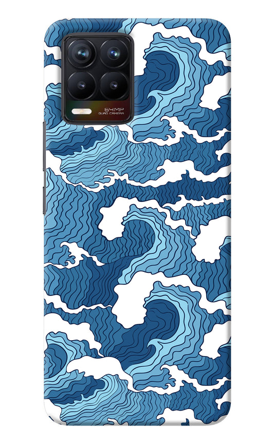 Blue Waves Realme 8/8 Pro (not 5G) Back Cover