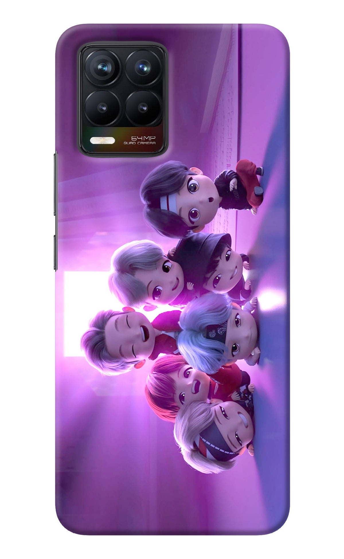 BTS Chibi Realme 8/8 Pro (not 5G) Back Cover