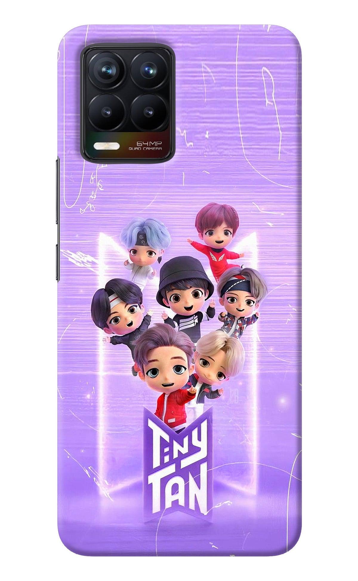 BTS Tiny Tan Realme 8/8 Pro (not 5G) Back Cover