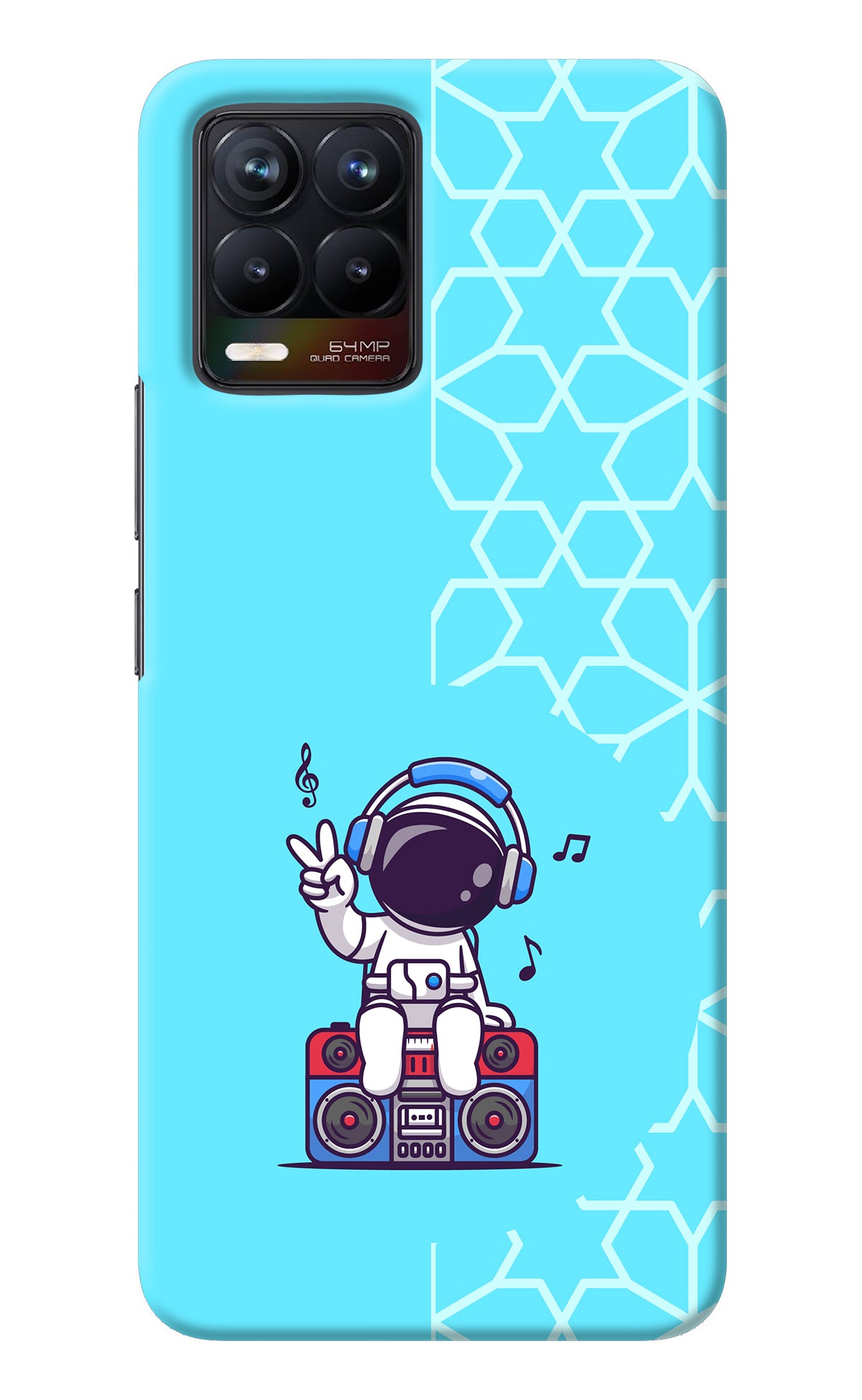 Cute Astronaut Chilling Realme 8/8 Pro (not 5G) Back Cover