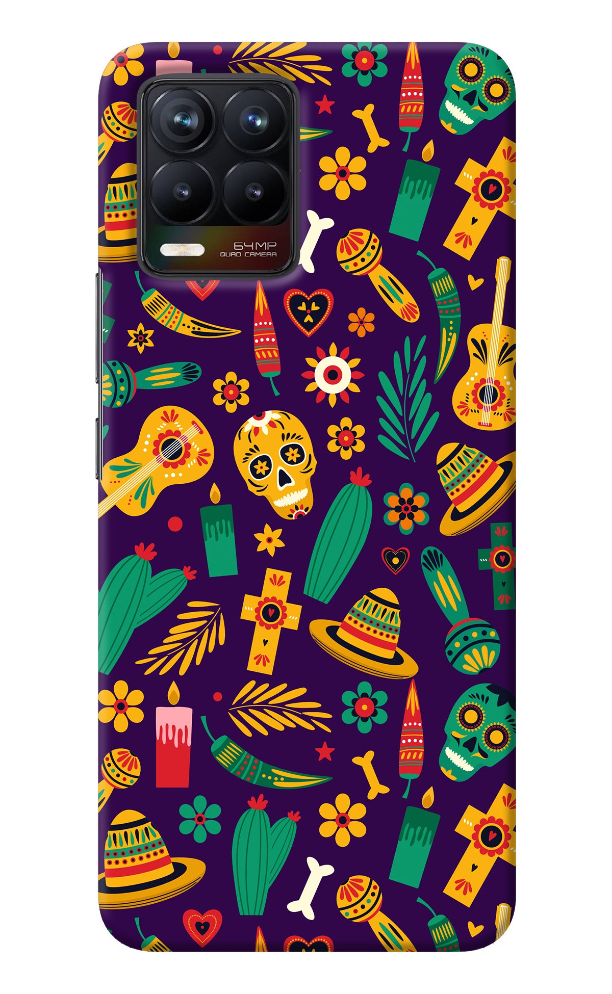 Mexican Artwork Realme 8/8 Pro (not 5G) Back Cover