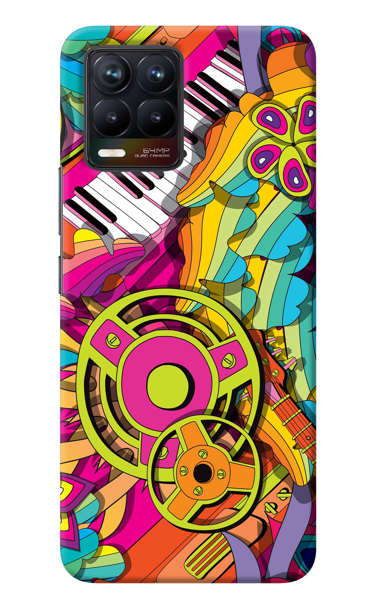 Music Doodle Realme 8/8 Pro (not 5G) Back Cover