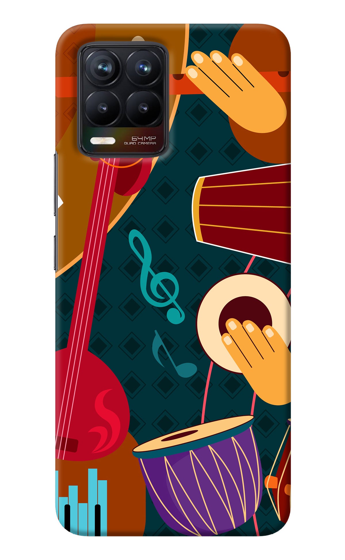 Music Instrument Realme 8/8 Pro (not 5G) Back Cover