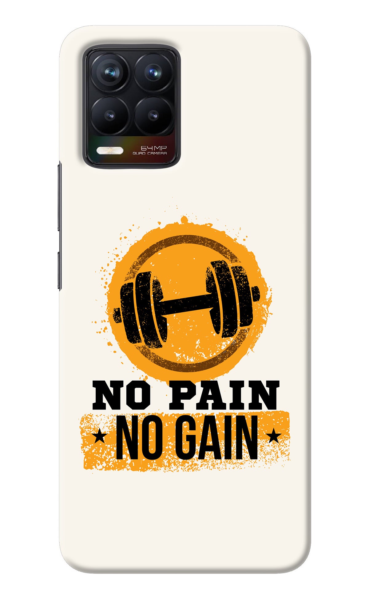 No Pain No Gain Realme 8/8 Pro (not 5G) Back Cover