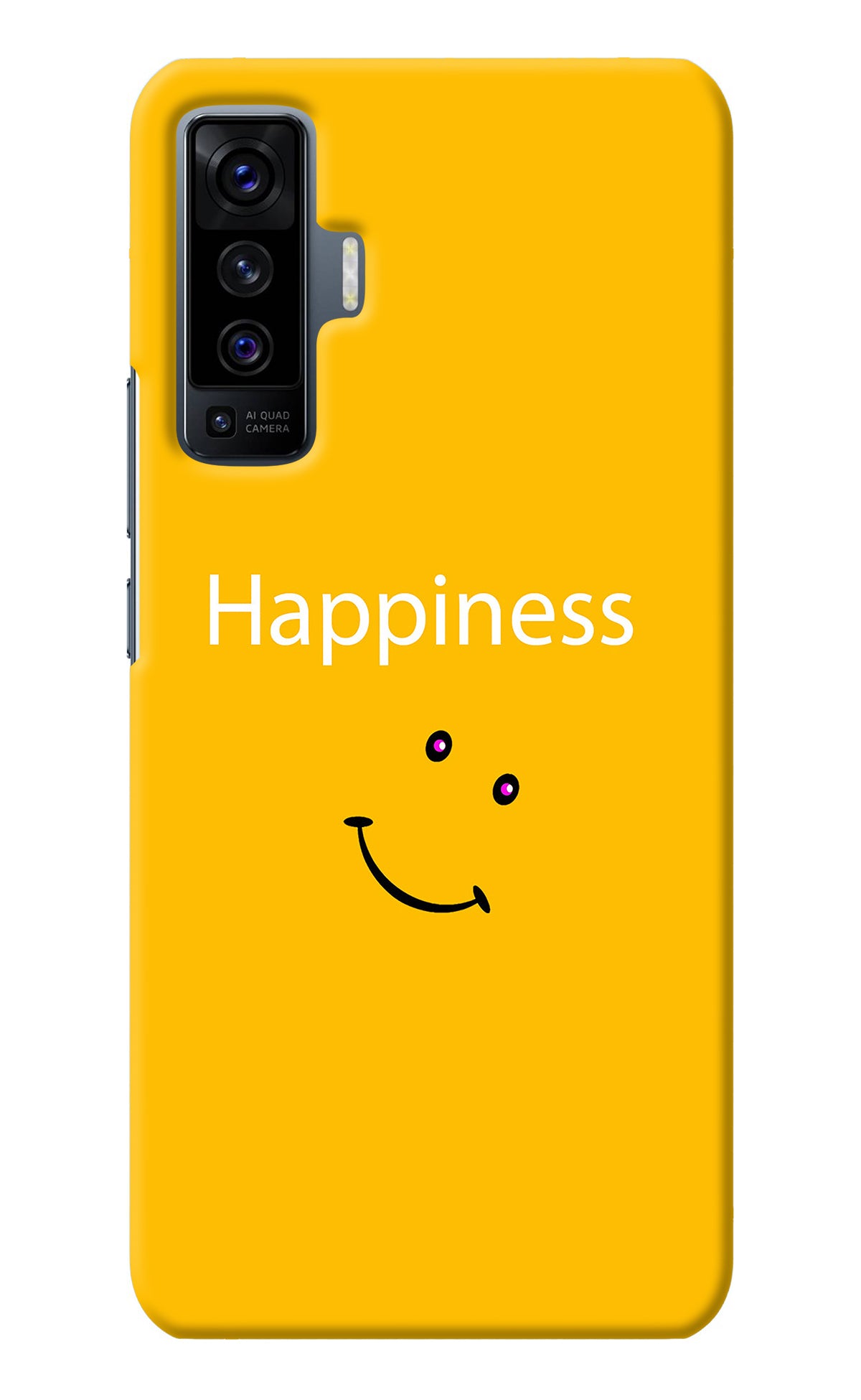 Happiness With Smiley Vivo X50 Back Cover