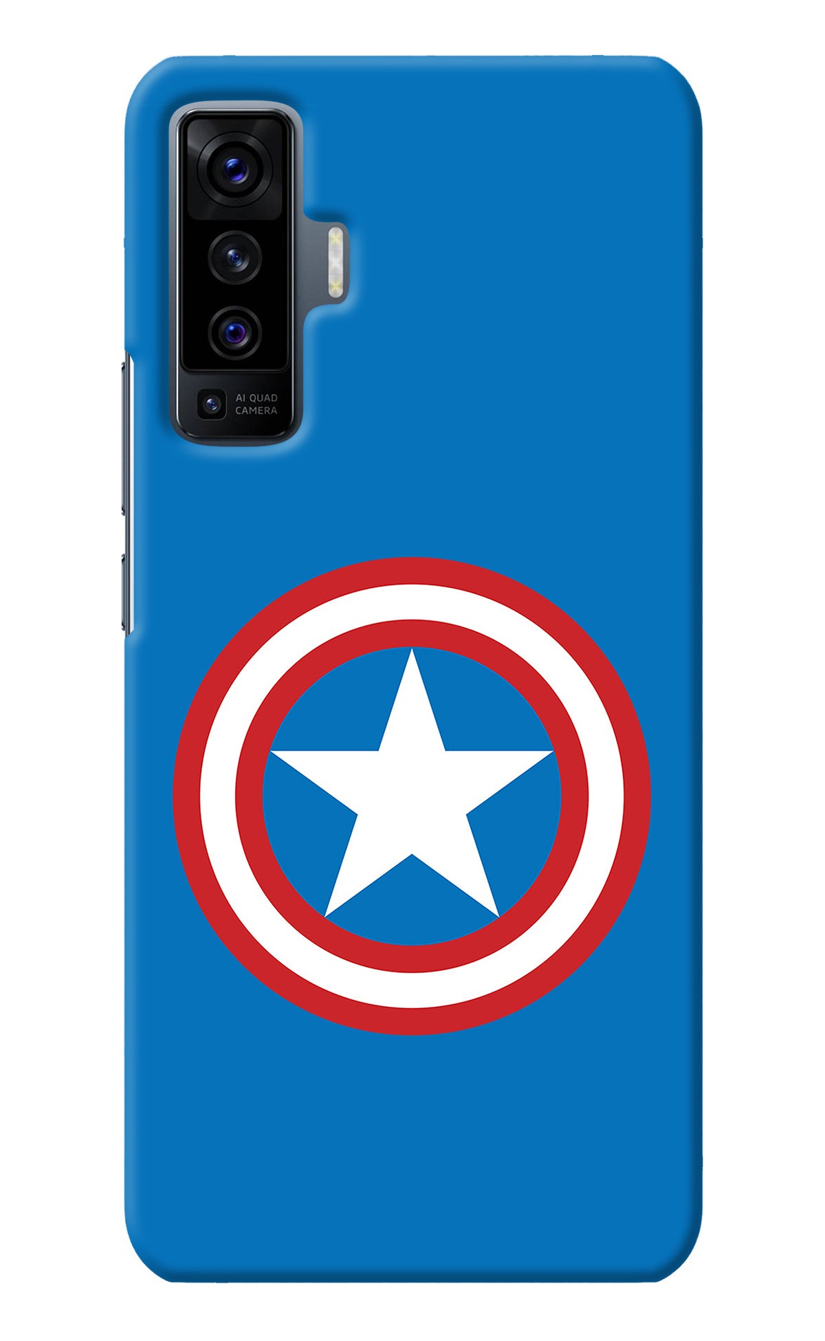 Captain America Logo Vivo X50 Back Cover