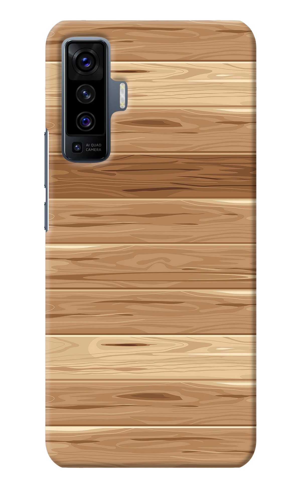 Wooden Vector Vivo X50 Back Cover