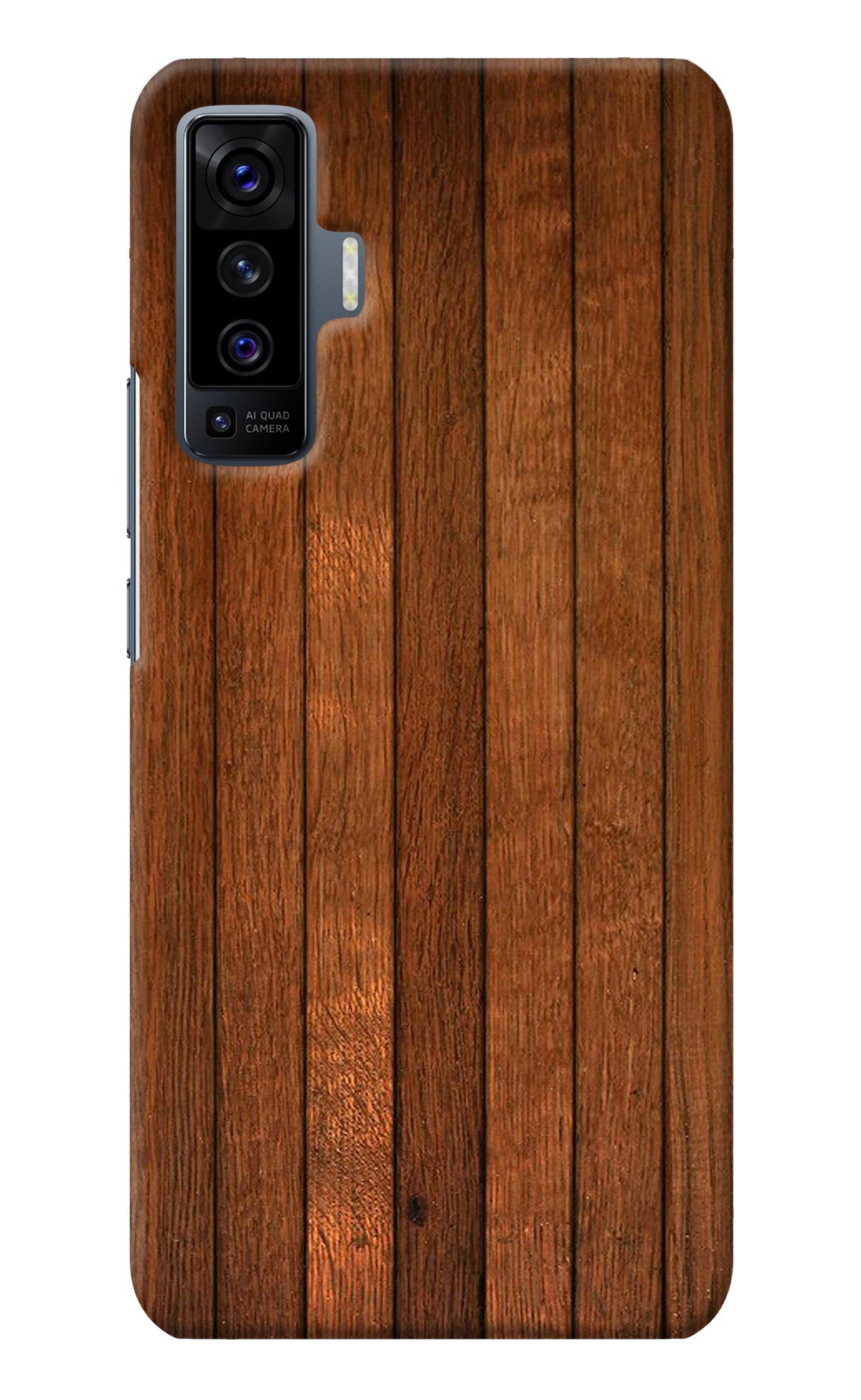 Wooden Artwork Bands Vivo X50 Back Cover