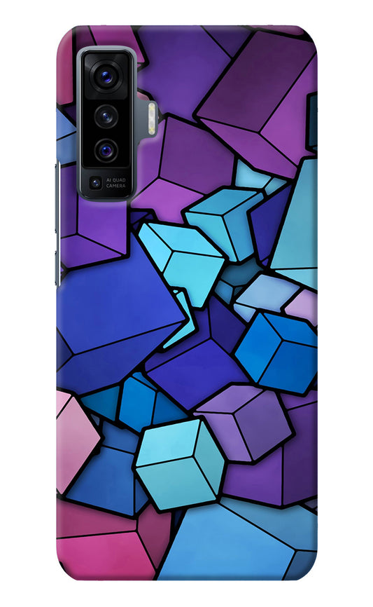 Cubic Abstract Vivo X50 Back Cover