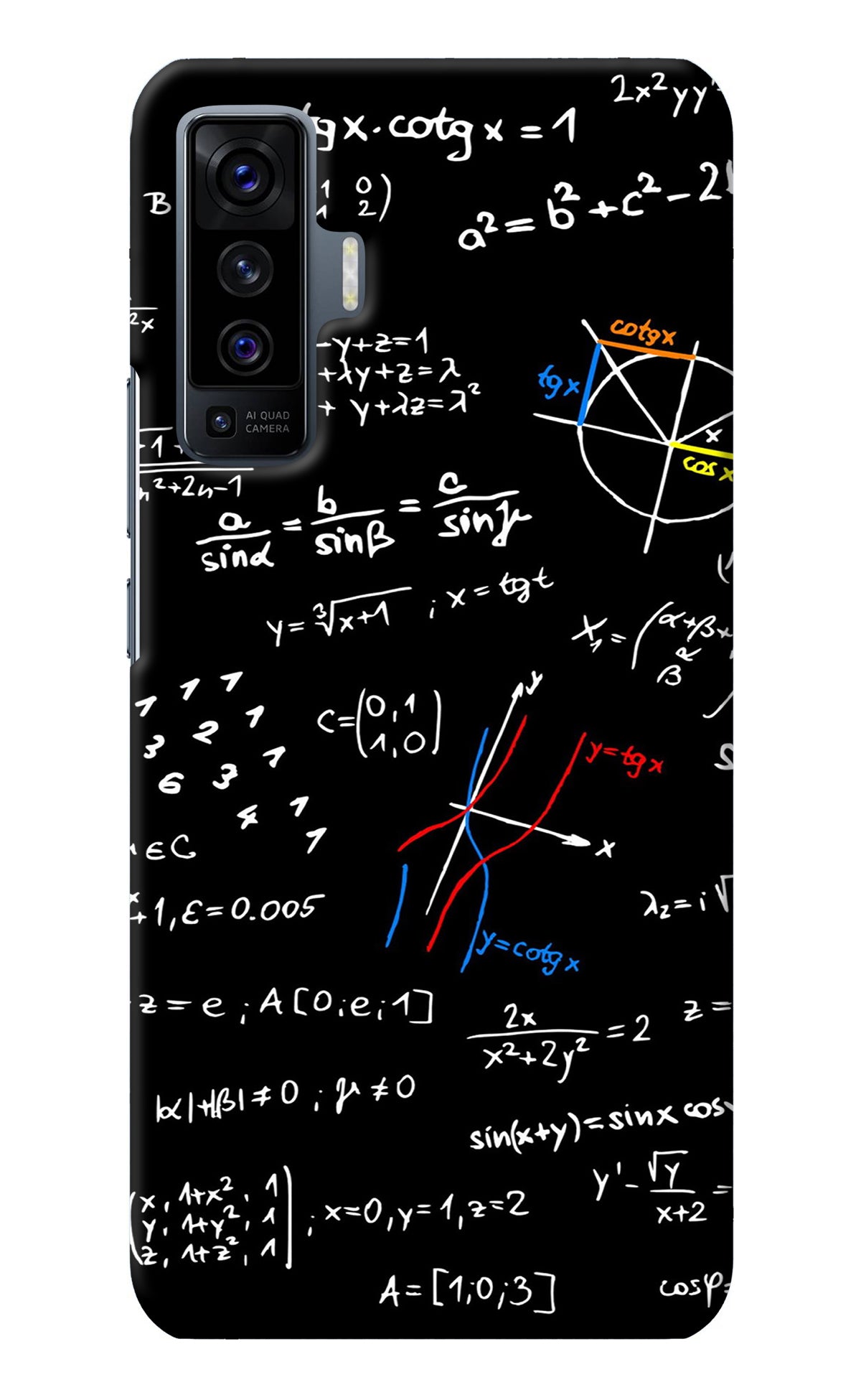 Mathematics Formula Vivo X50 Back Cover