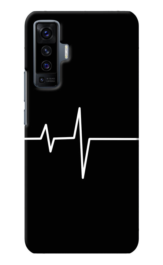 Heart Beats Vivo X50 Back Cover