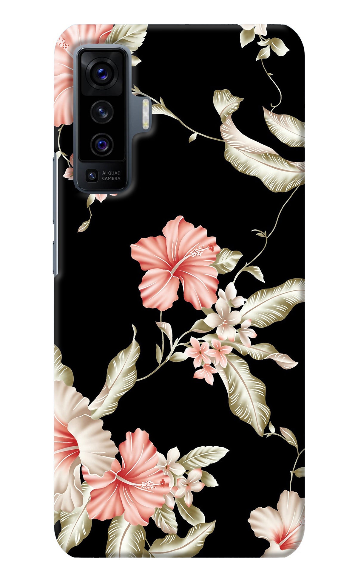 Flowers Vivo X50 Back Cover