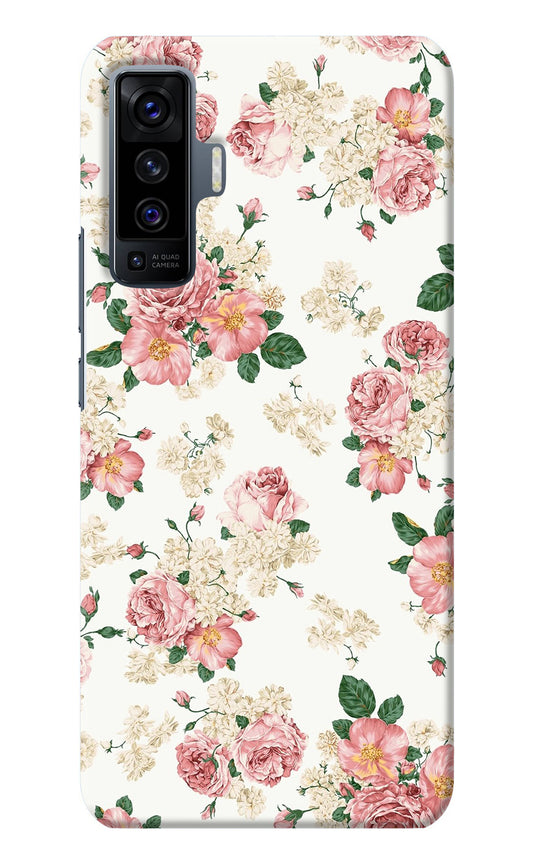 Flowers Vivo X50 Back Cover