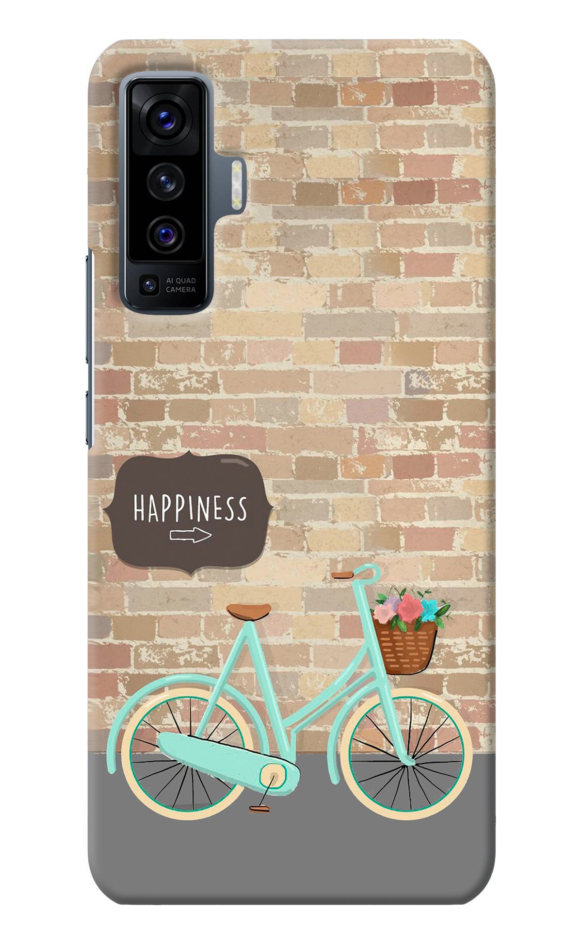 Happiness Artwork Vivo X50 Back Cover