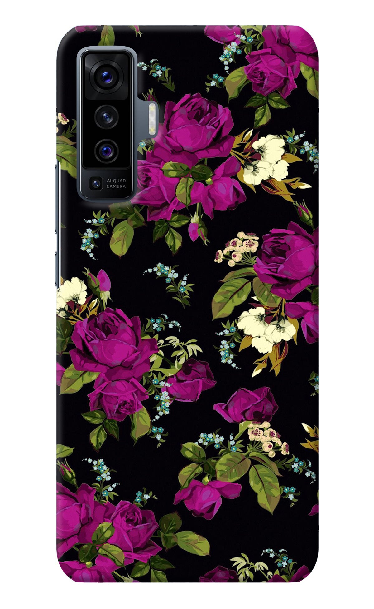 Flowers Vivo X50 Back Cover