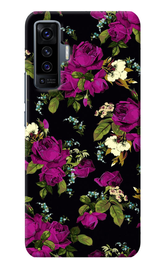 Flowers Vivo X50 Back Cover