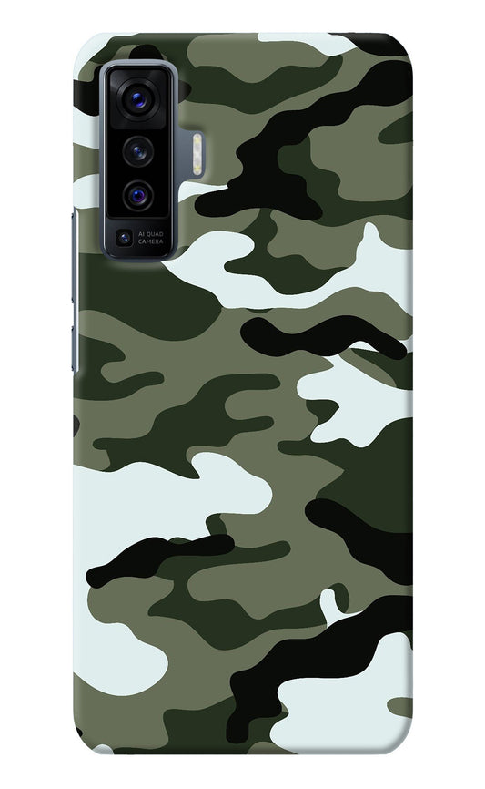 Camouflage Vivo X50 Back Cover