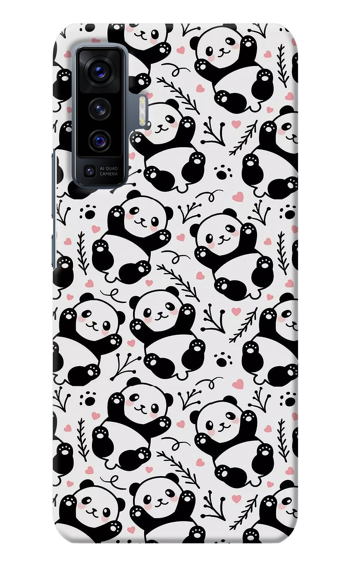 Cute Panda Vivo X50 Back Cover