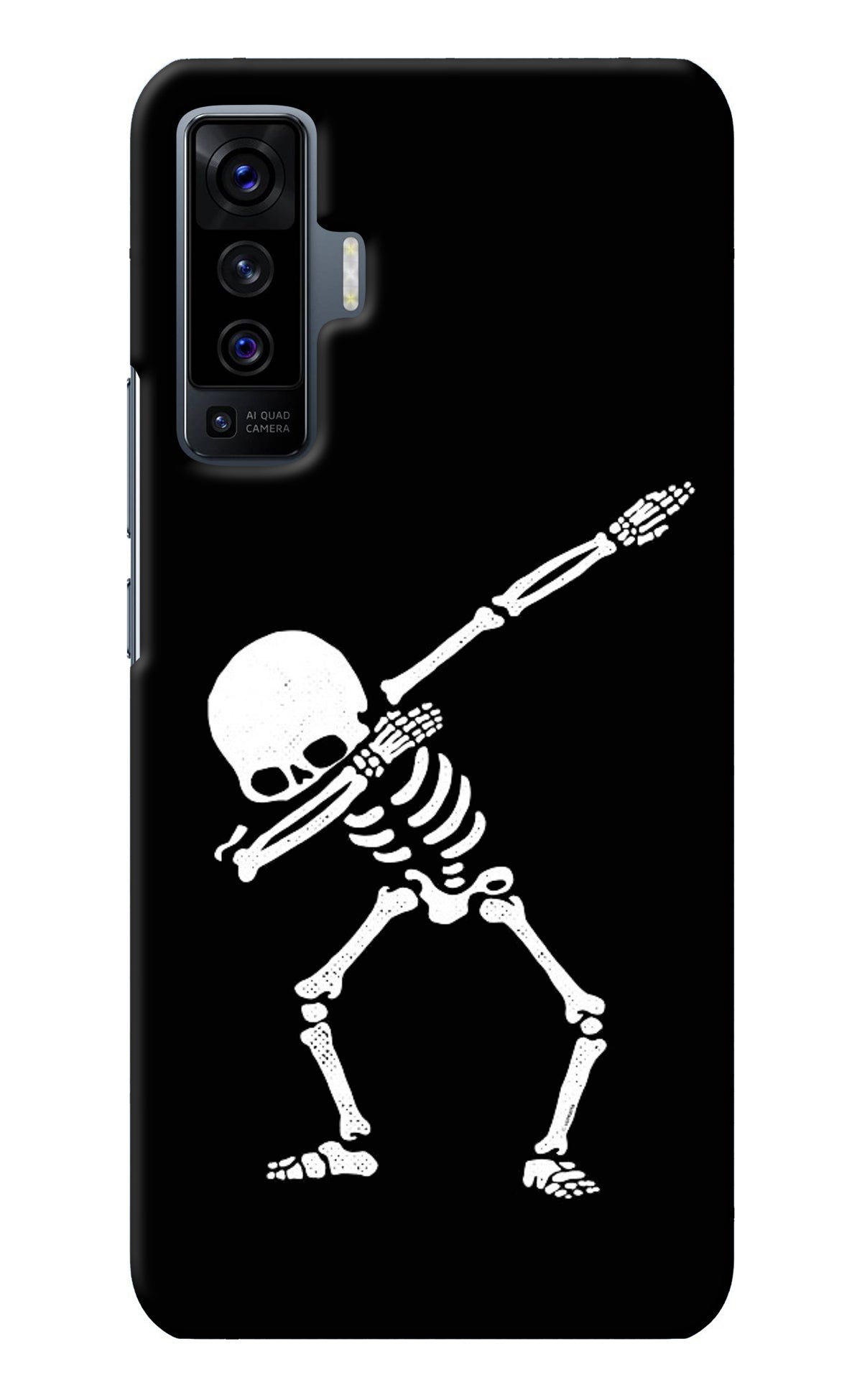 Dabbing Skeleton Art Vivo X50 Back Cover