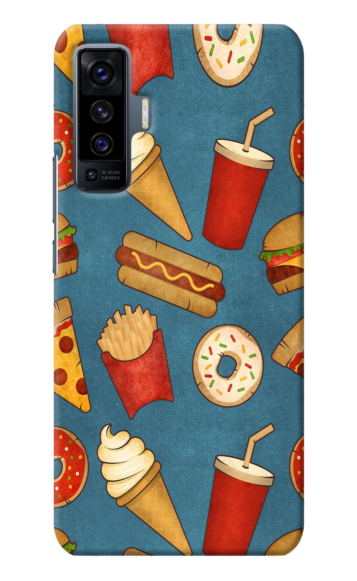 Foodie Vivo X50 Back Cover