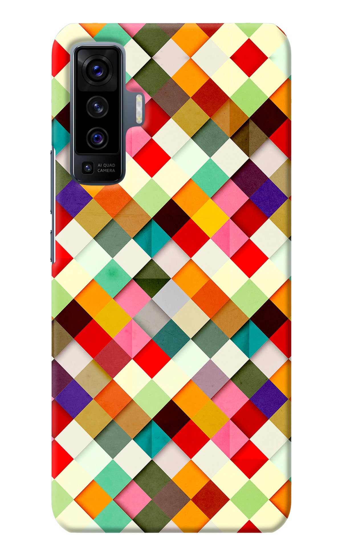 Geometric Abstract Colorful Vivo X50 Back Cover