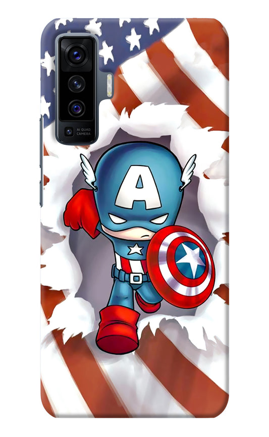 Captain America Vivo X50 Back Cover