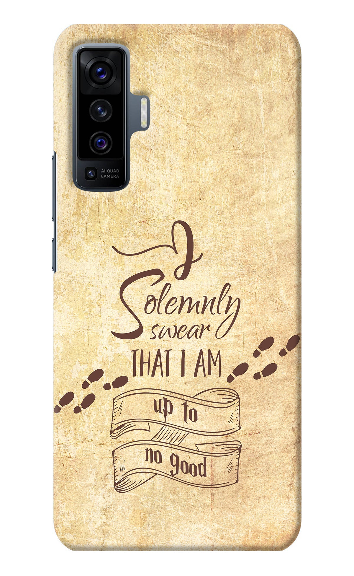 I Solemnly swear that i up to no good Vivo X50 Back Cover