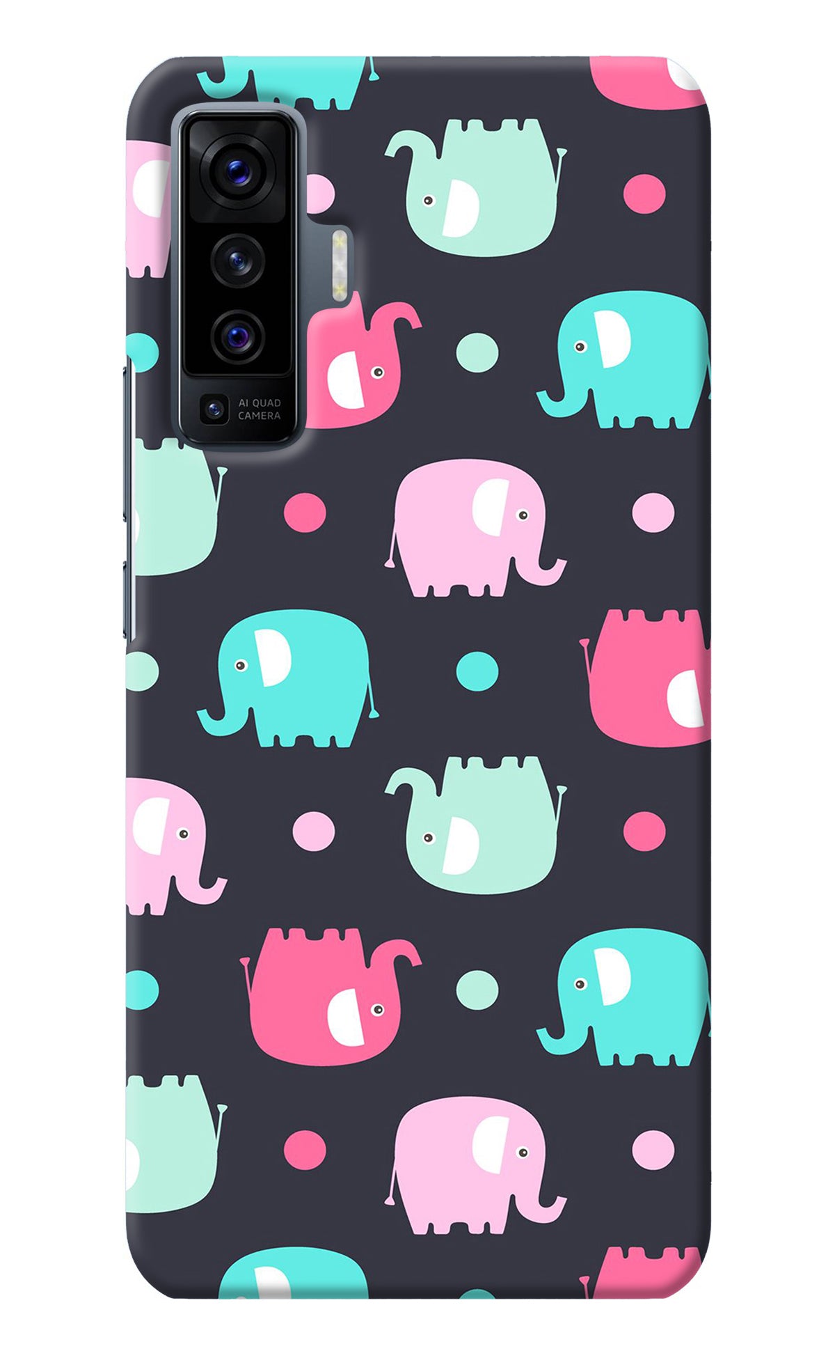 Elephants Vivo X50 Back Cover