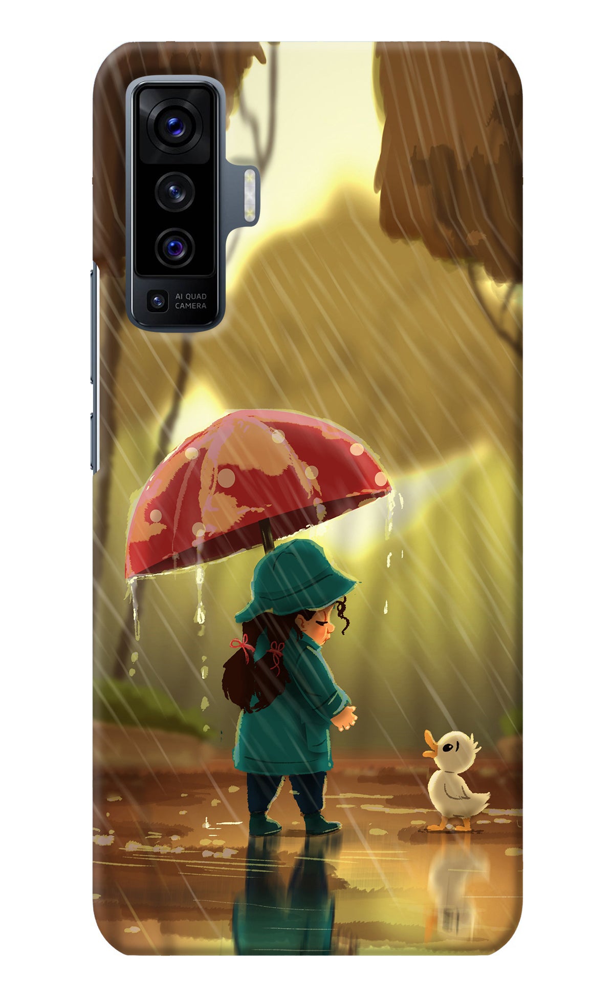 Rainy Day Vivo X50 Back Cover