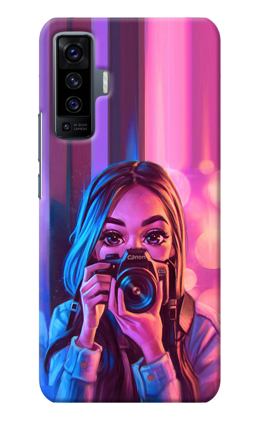 Girl Photographer Vivo X50 Back Cover