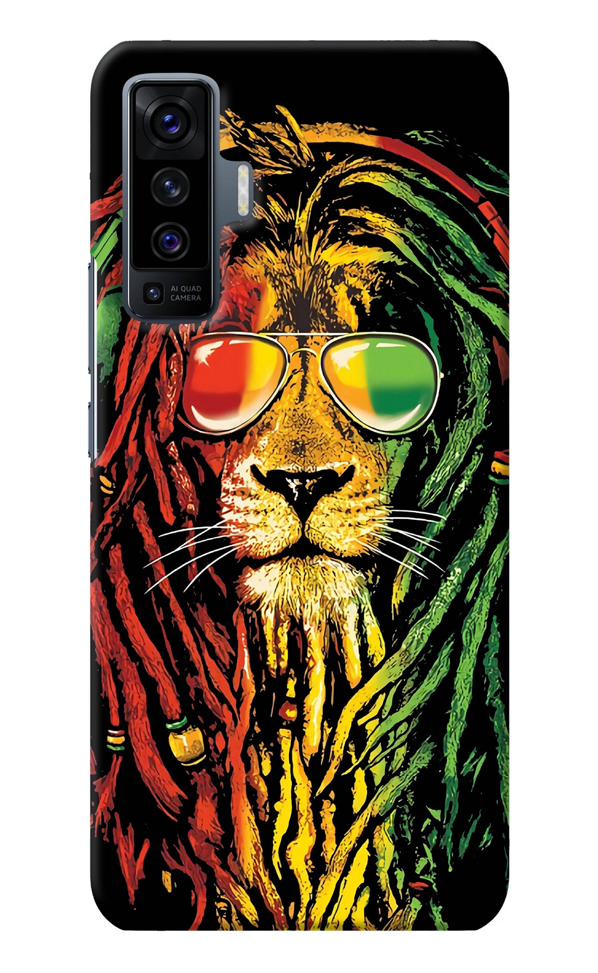 Rasta Lion Vivo X50 Back Cover