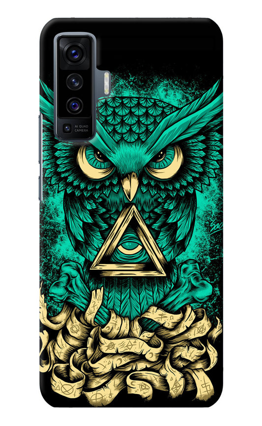 Green Owl Vivo X50 Back Cover