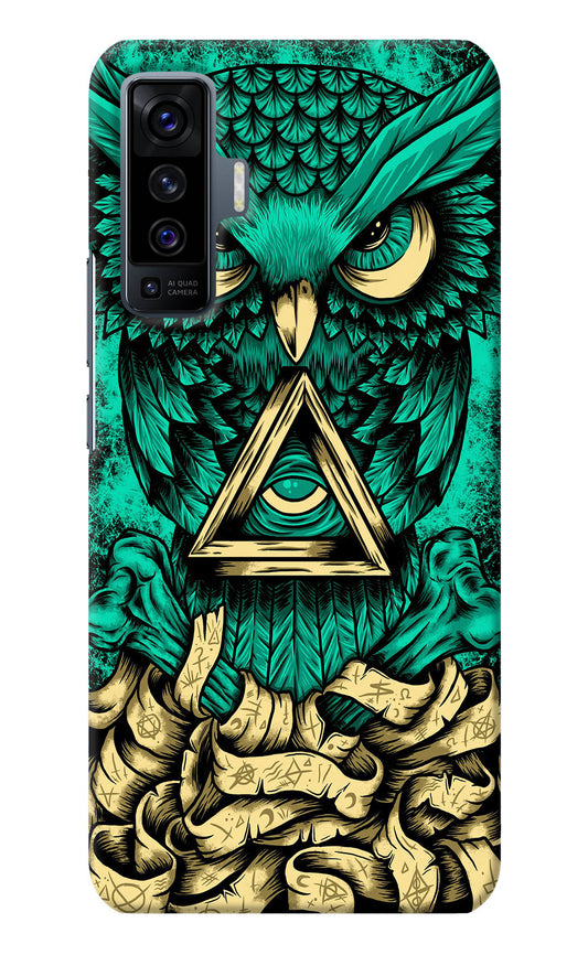 Green Owl Vivo X50 Back Cover