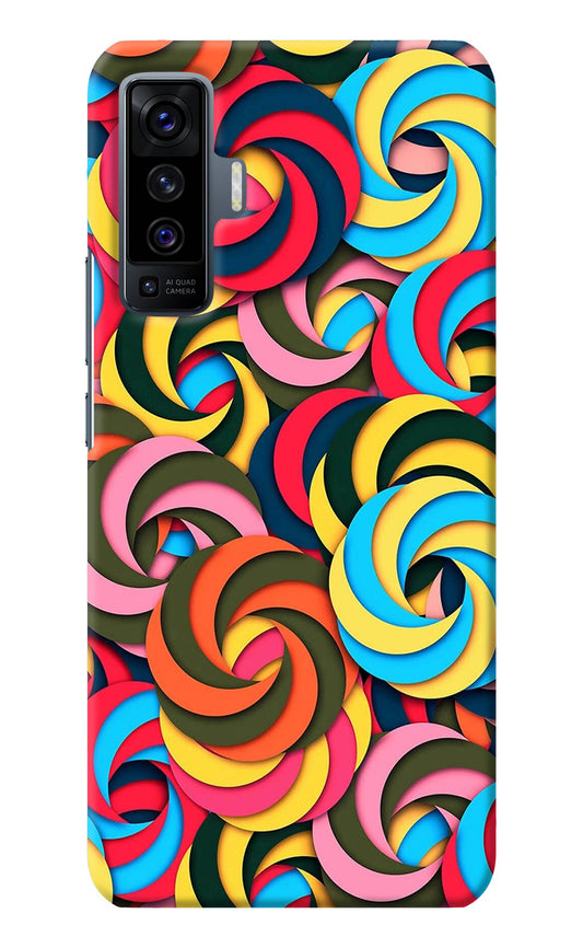 Spiral Pattern Vivo X50 Back Cover