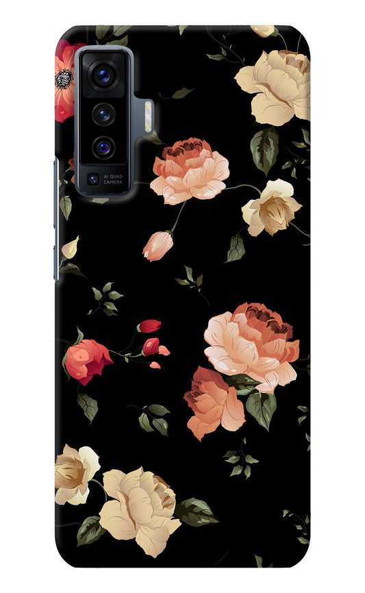 Flowers Vivo X50 Back Cover