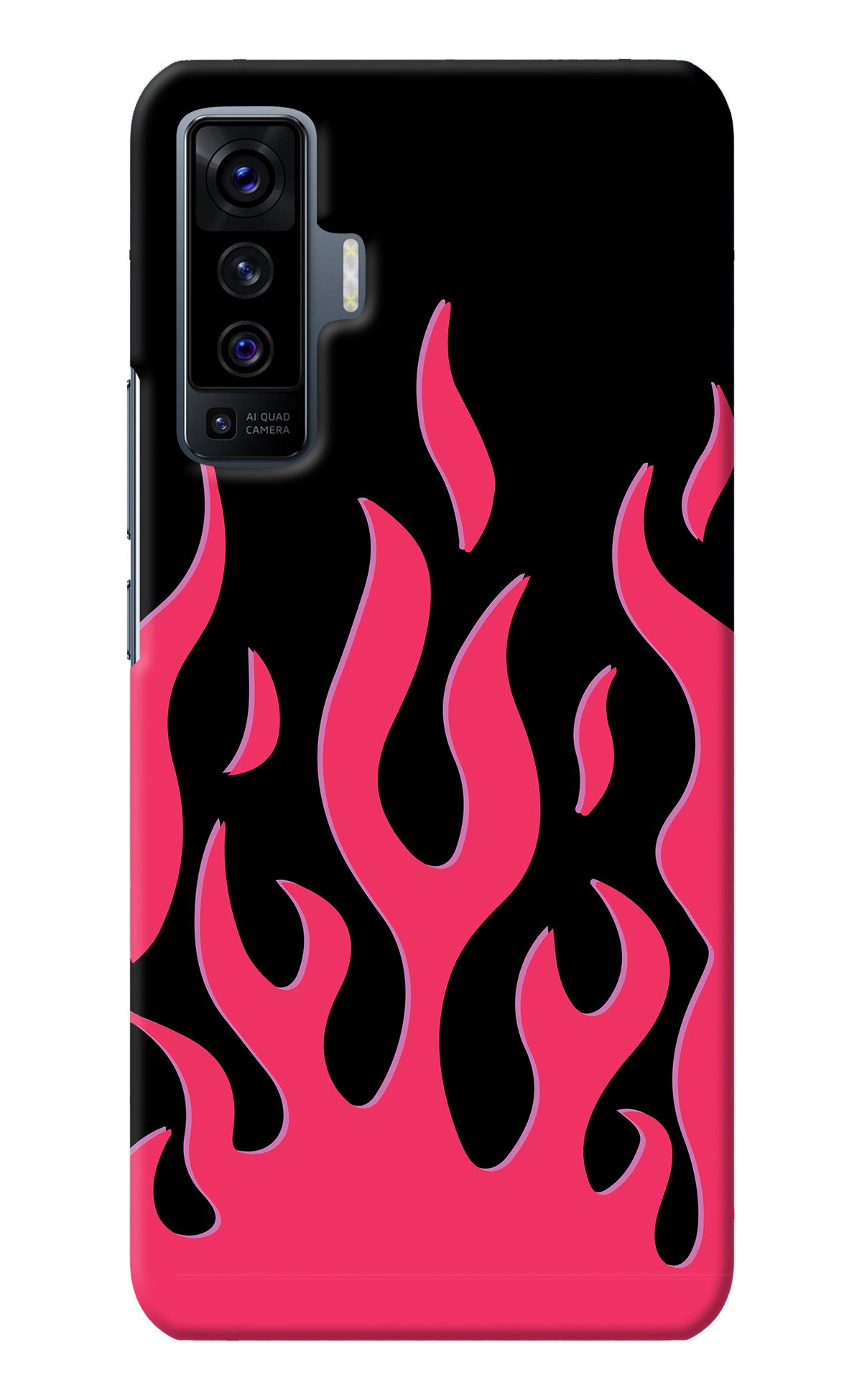 Fire Flames Vivo X50 Back Cover