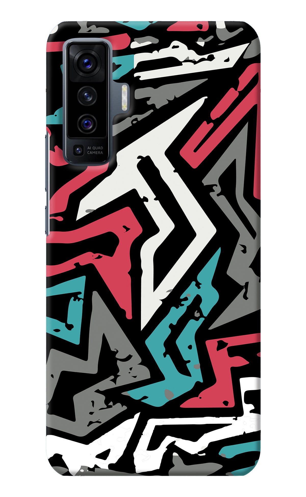 Geometric Graffiti Vivo X50 Back Cover