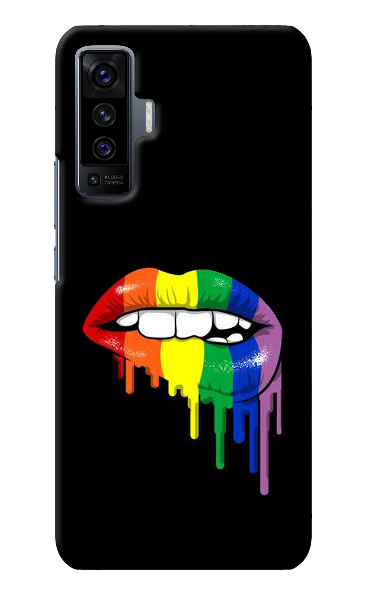 Lips Biting Vivo X50 Back Cover