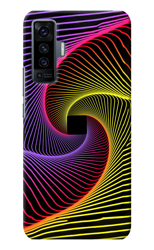 Colorful Strings Vivo X50 Back Cover