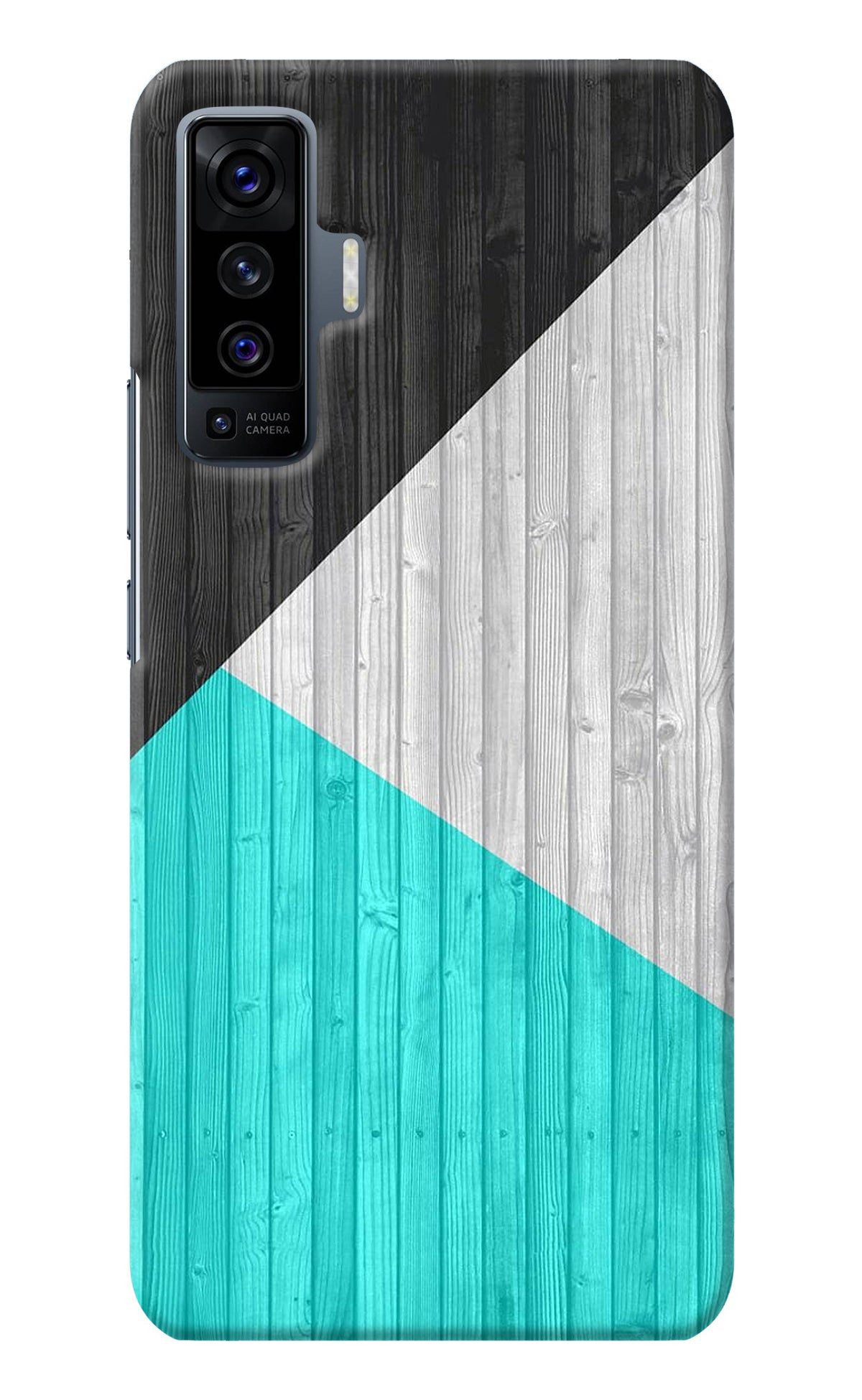 Wooden Abstract Vivo X50 Back Cover